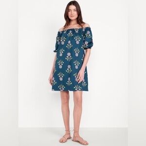 OLD NAVY Floral Mini Swing Dress